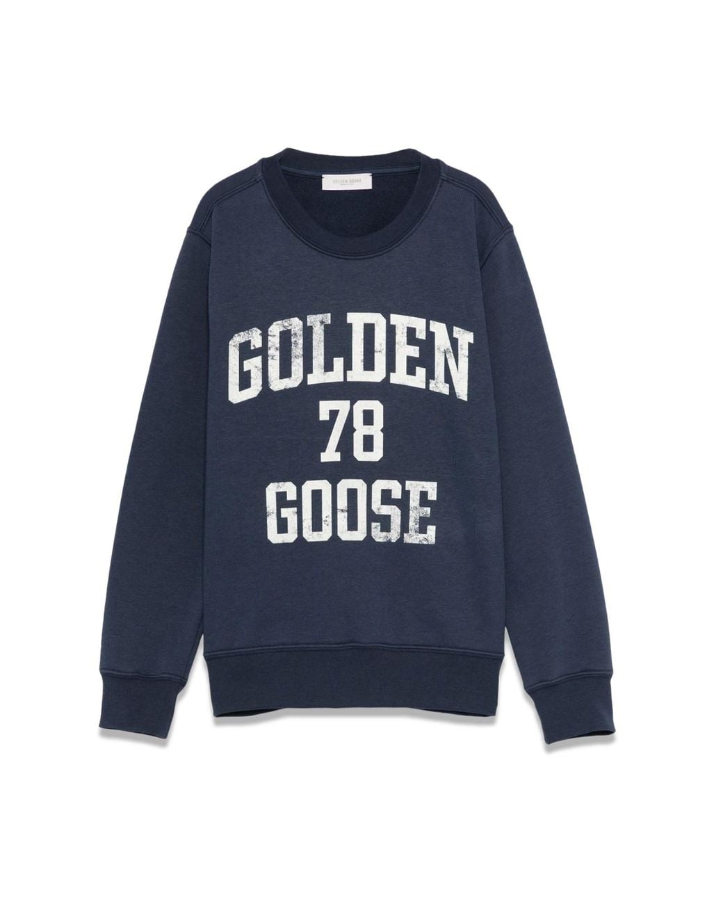 Golden Goose Deluxe Brand Blue Crewneck Sweatshirt Regular