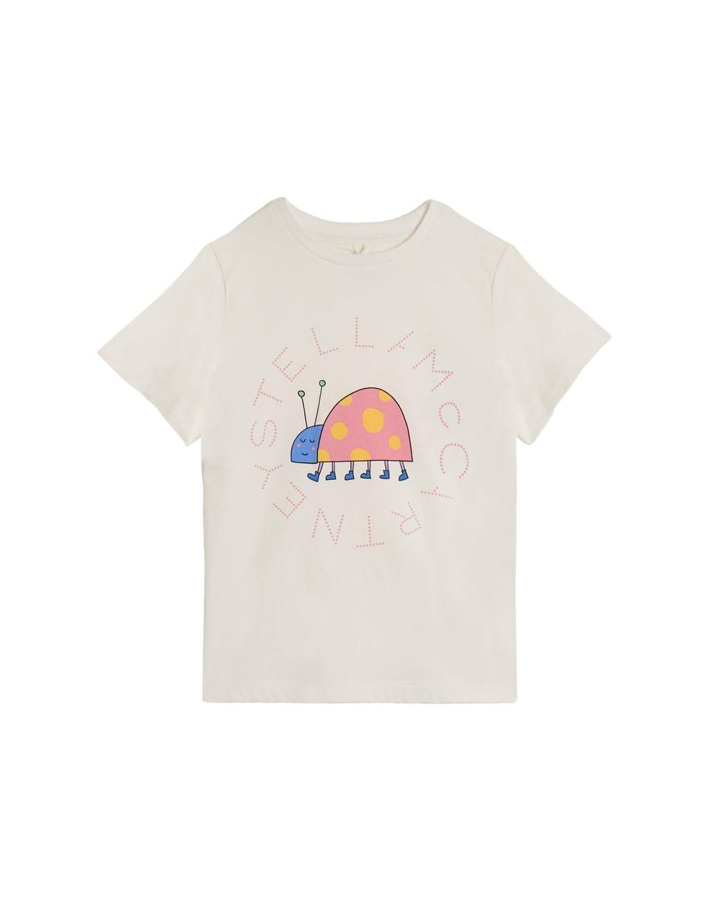 Stella McCartney White Ladybug" T-Shirt