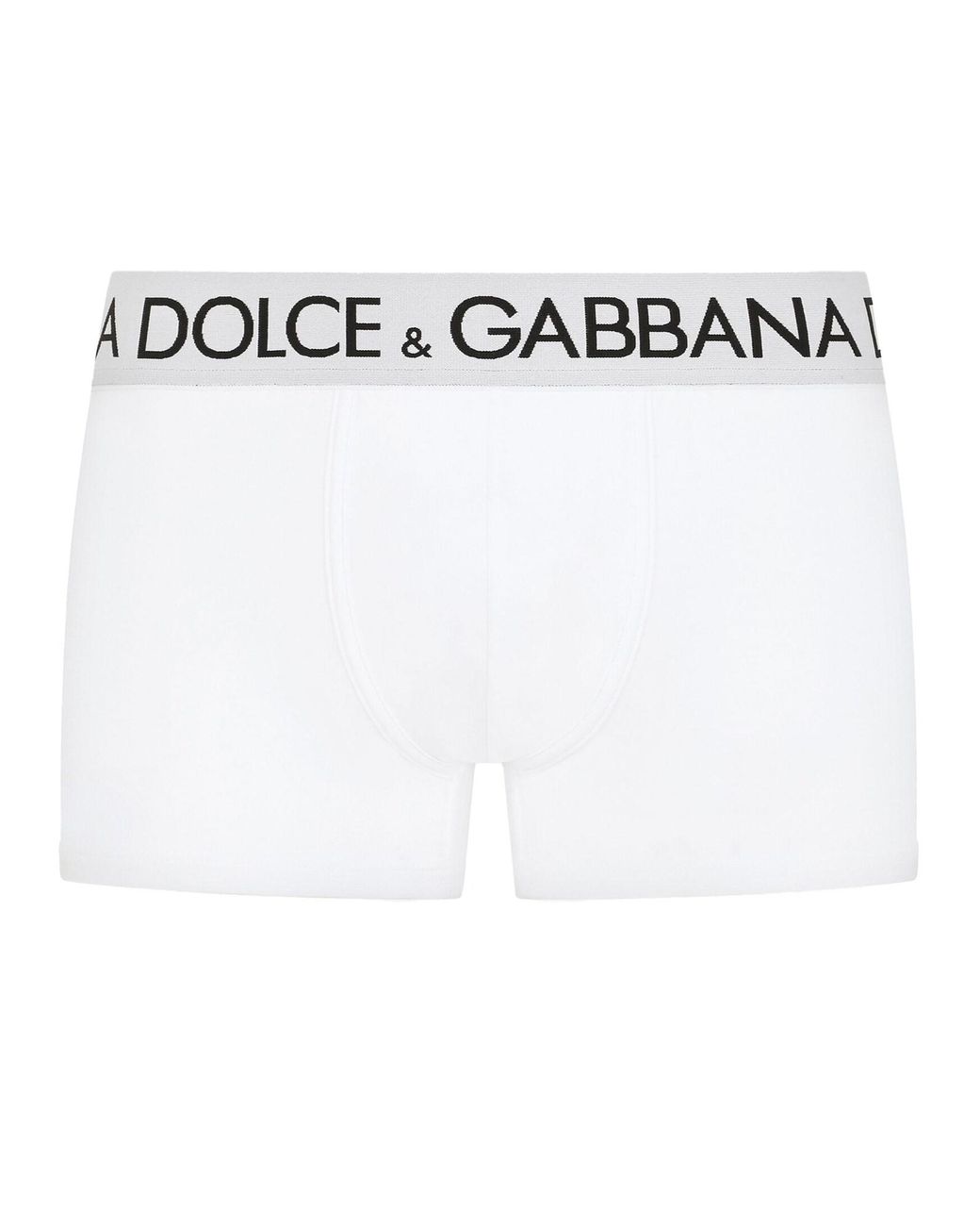 Dolce & Gabbana White Dolce & Gabbana Regular Fit Boxer Shorts for men