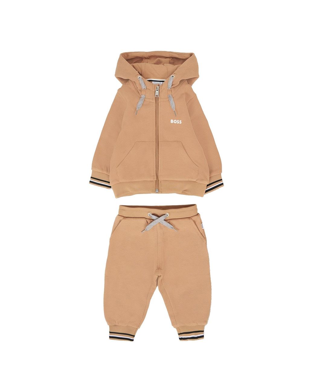 Boss Natural Sweatshirt With Pants Set