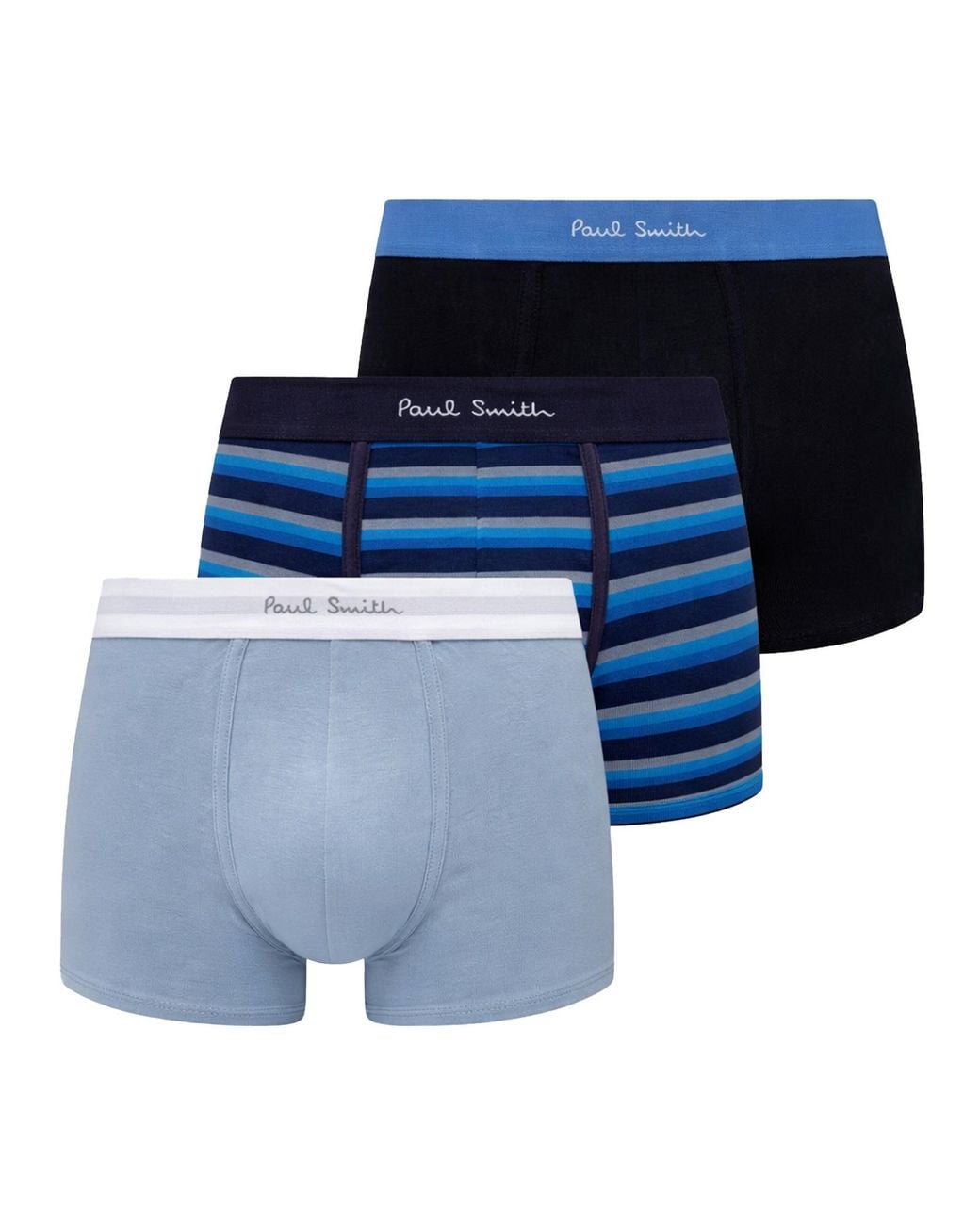 Paul Smith Blue Multicolour Organic Cotton Blend for men