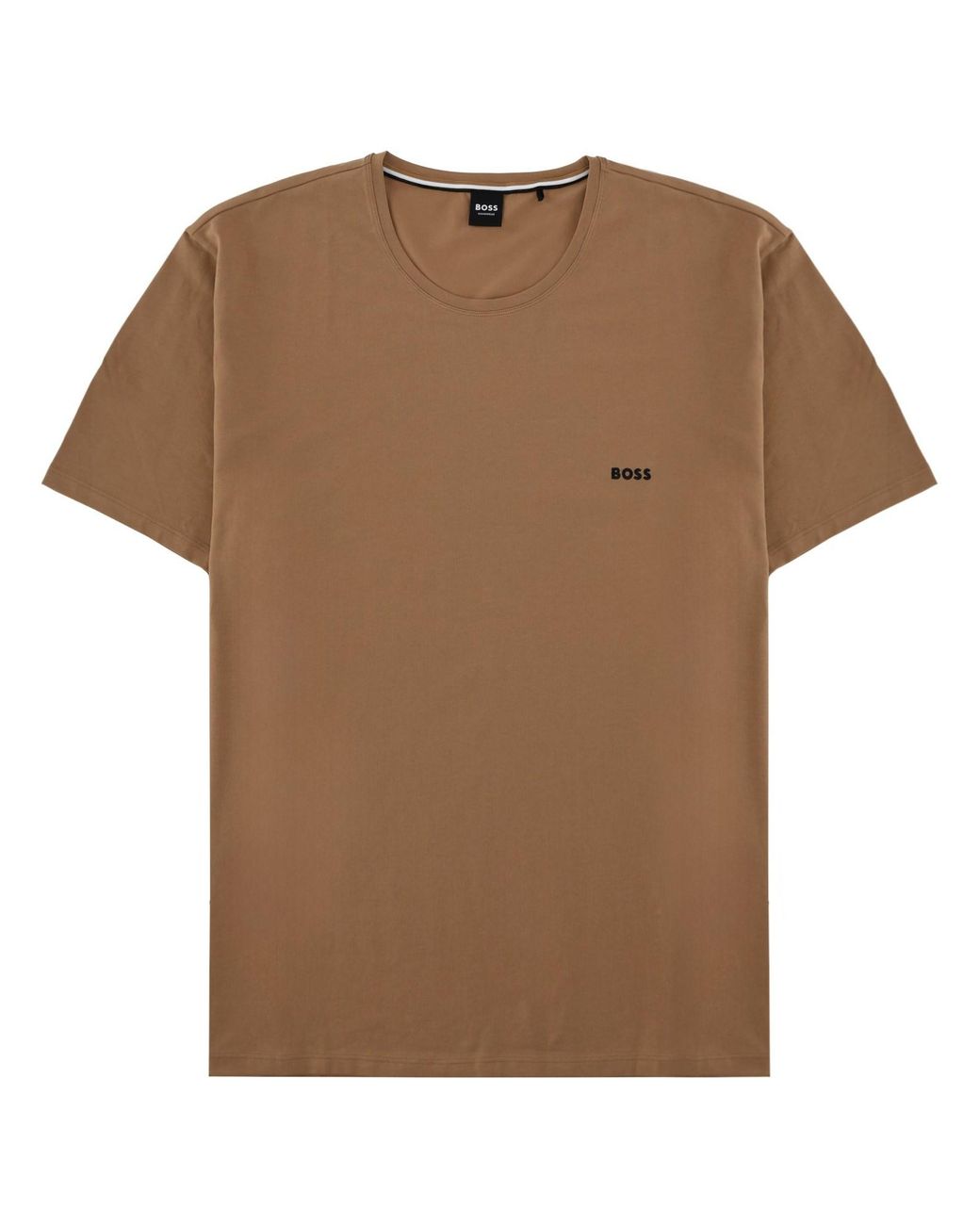 Boss Brown T-Shirt With Logo for men