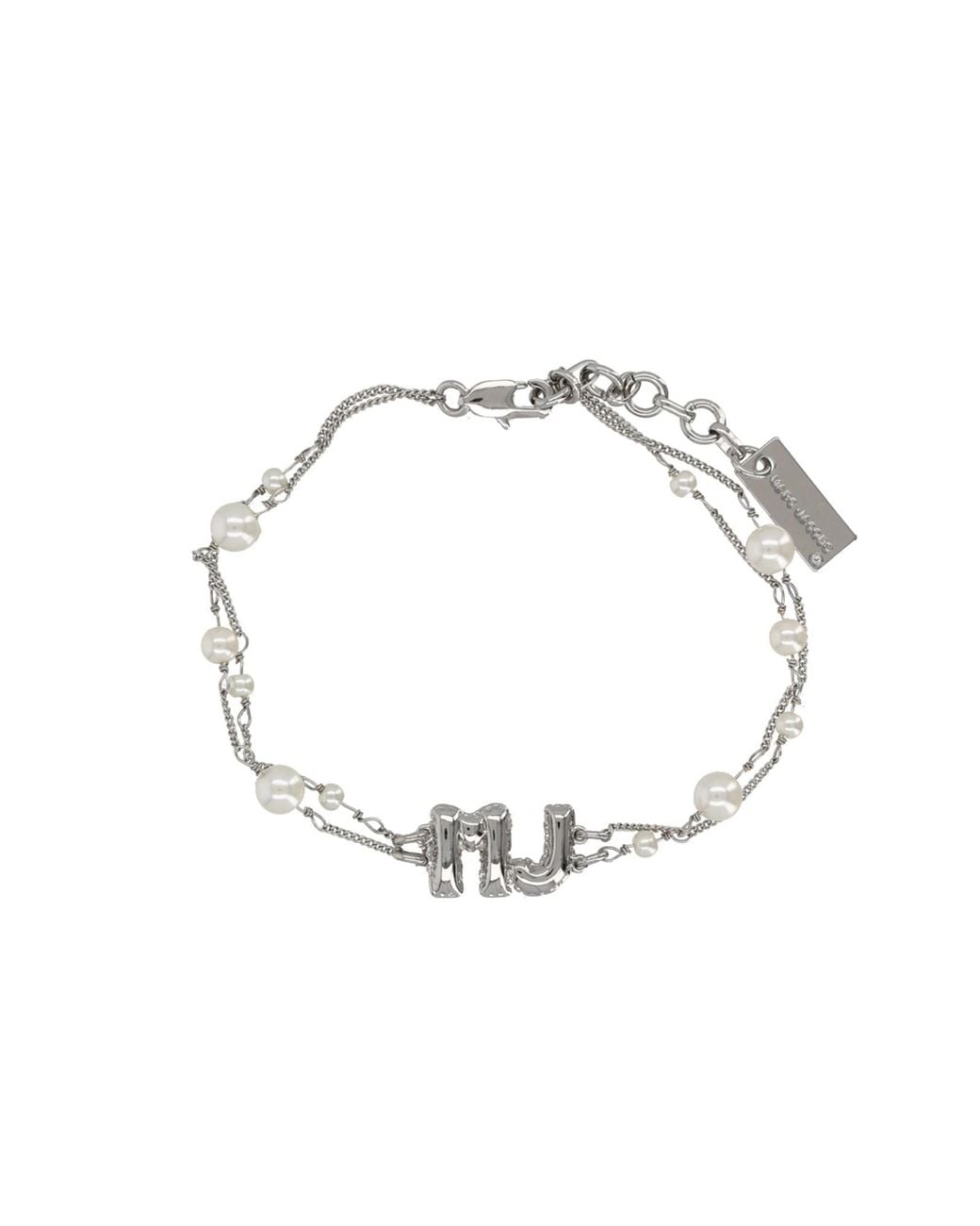 Marc Jacobs Metallic Bracelet Pearl Mj Baloon