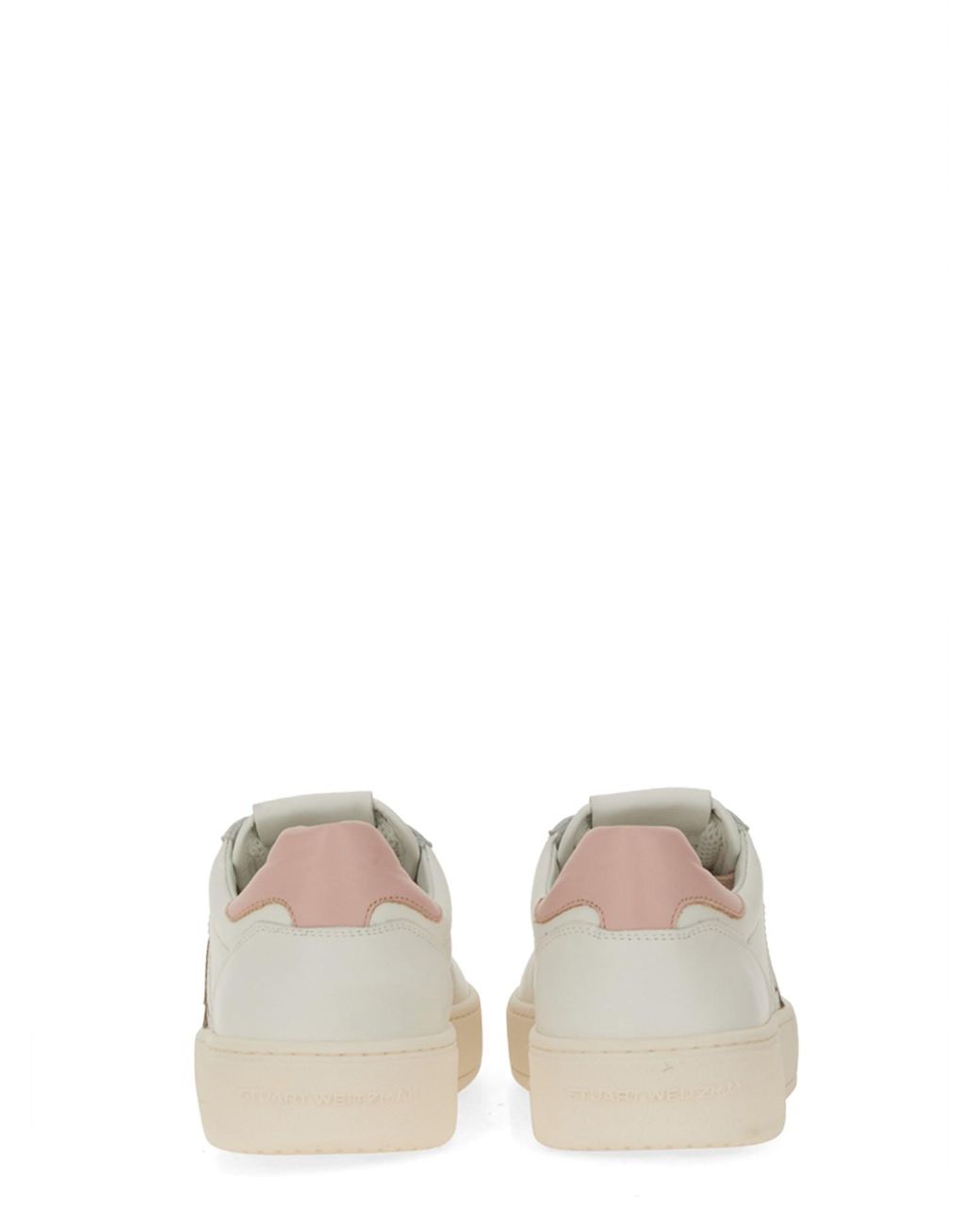 Sneaker Con Logo di Stuart Weitzman in White