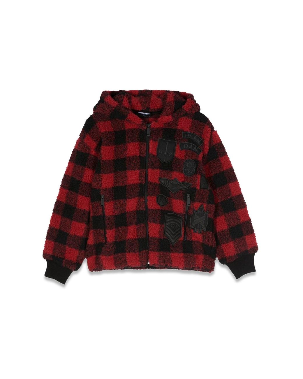DSquared² Red Plaid Hoodie