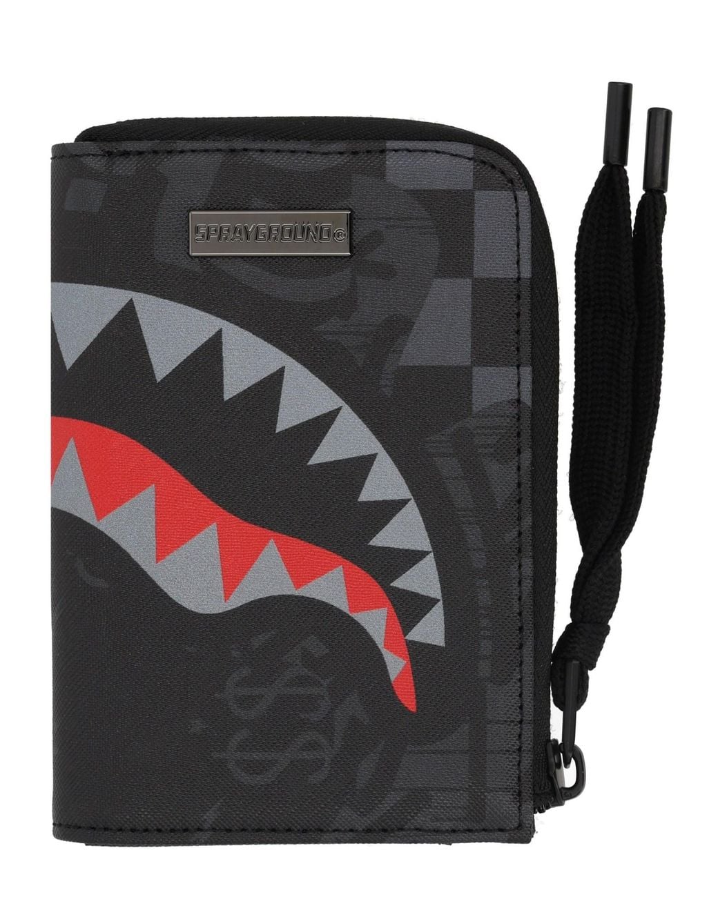 Sprayground Black Portafoglio 4Am Shark