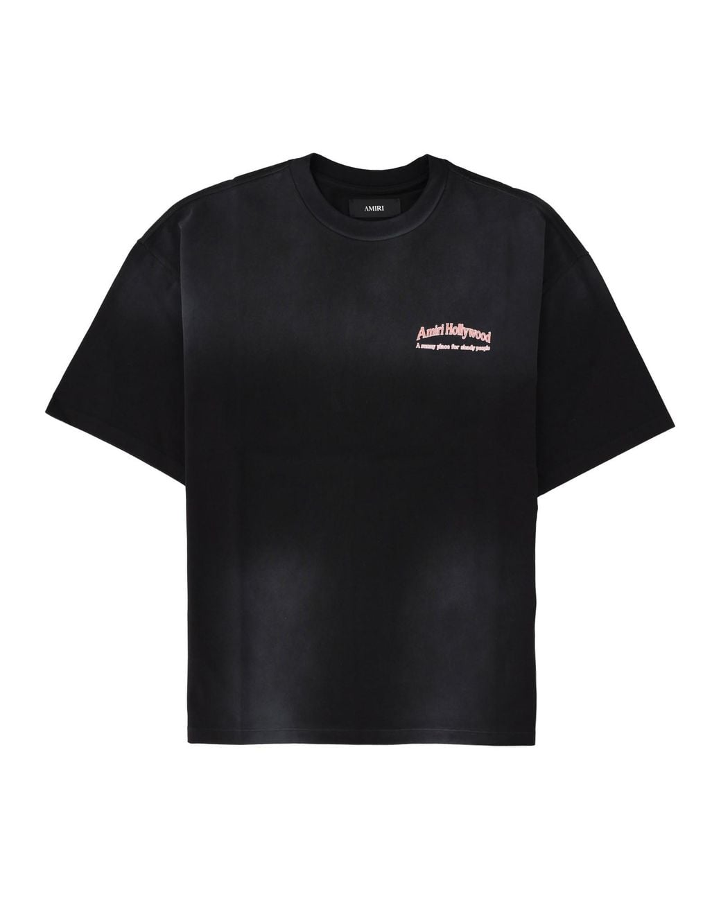 Amiri Black T-Shirt "Sunny Place" for men