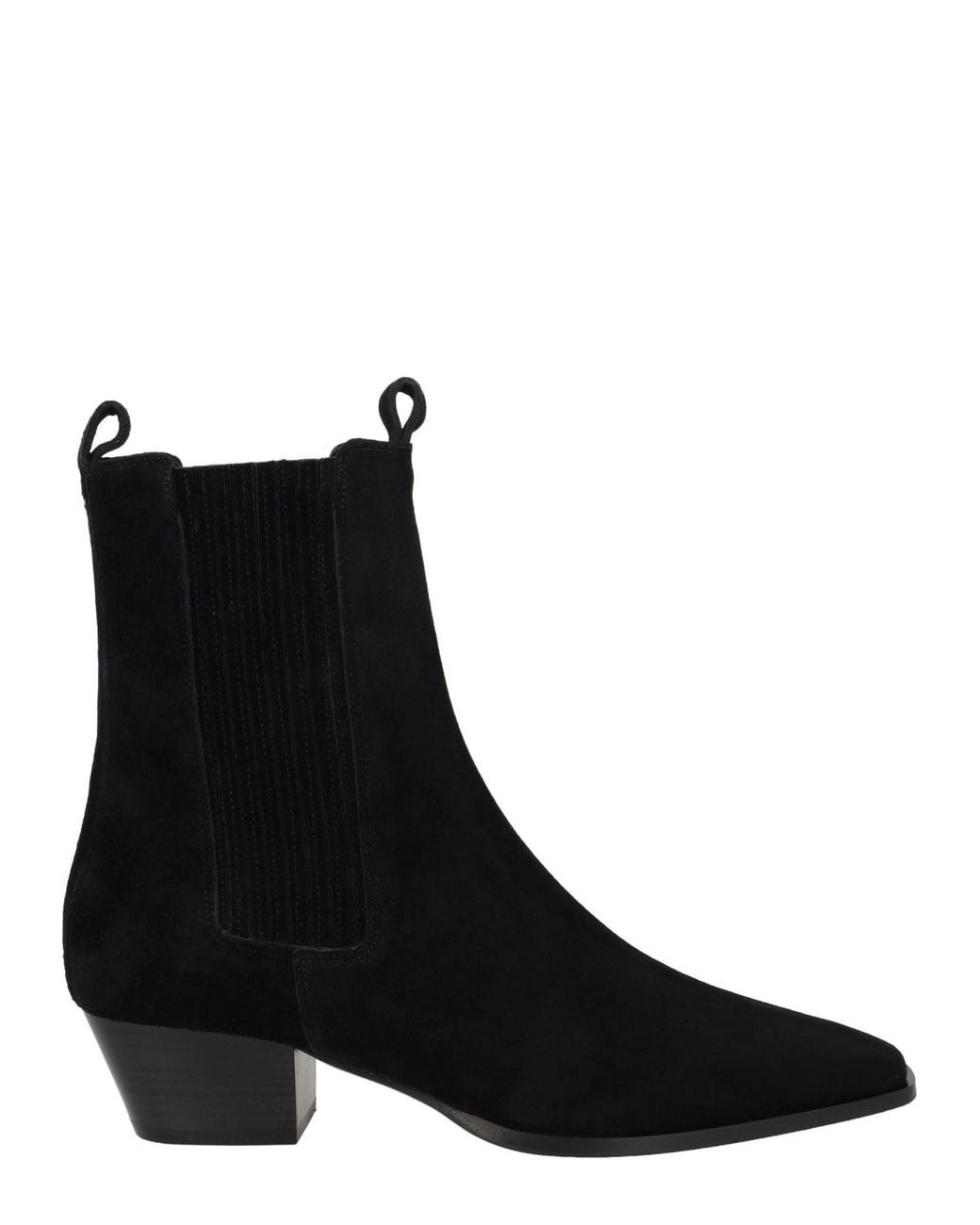 Aeyde Black Stivaletto "Agata"