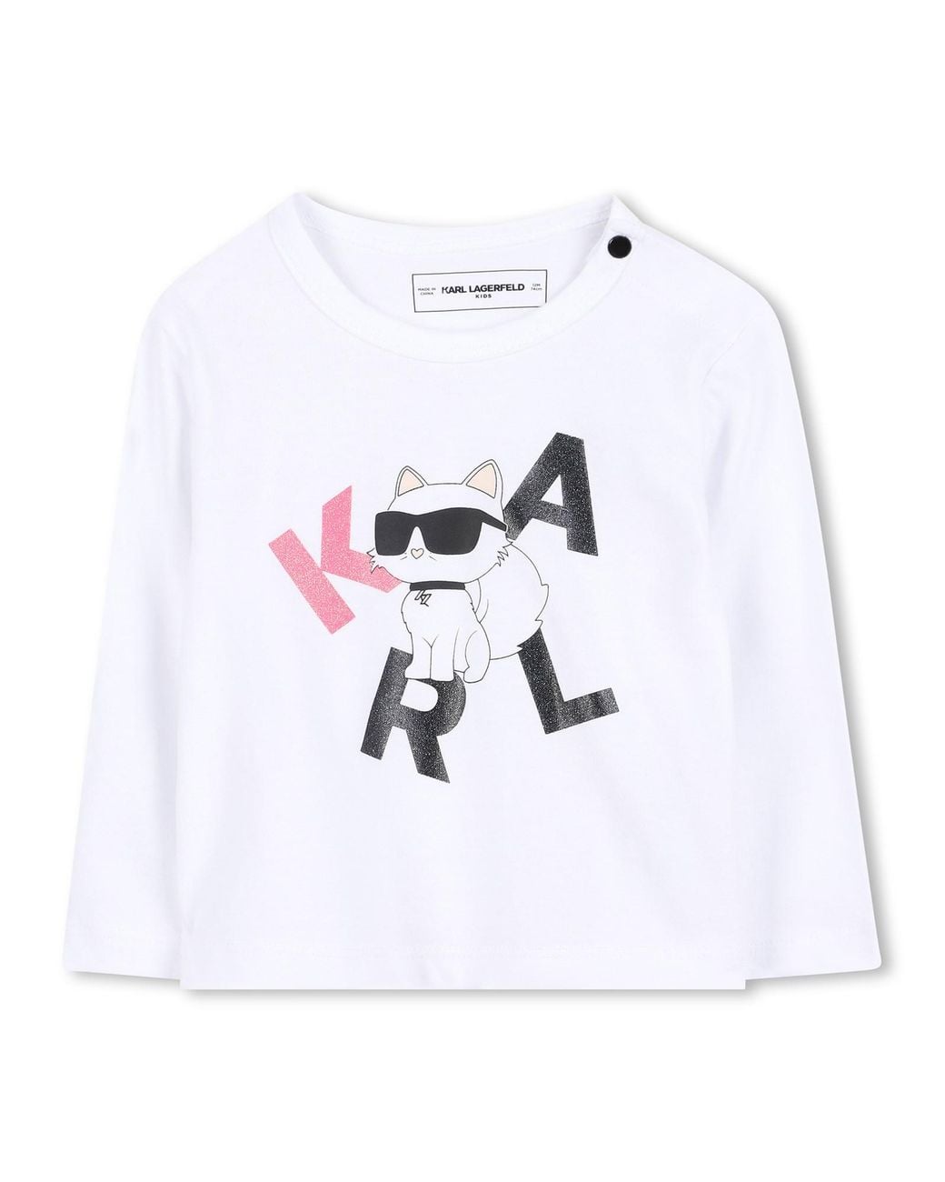 Karl Lagerfeld White T-Shirt With Logo