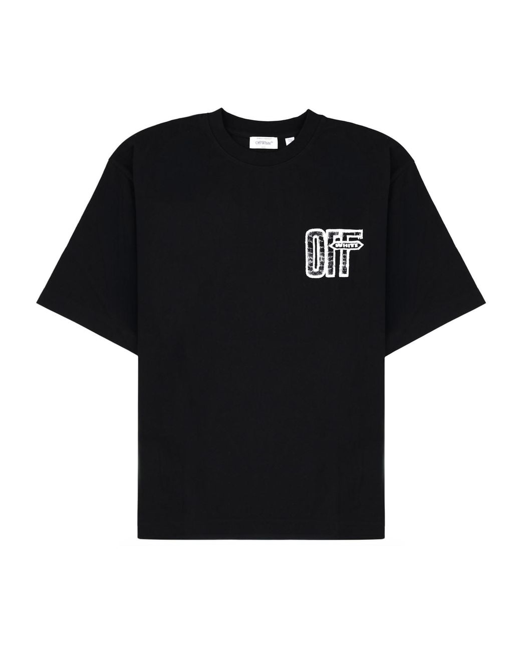 Off-White c/o Virgil Abloh Black T-Shirt Con Logo for men