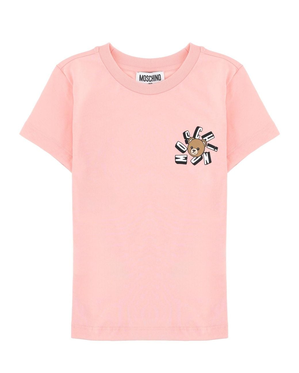 Moschino Pink T-Shirt Con Logo