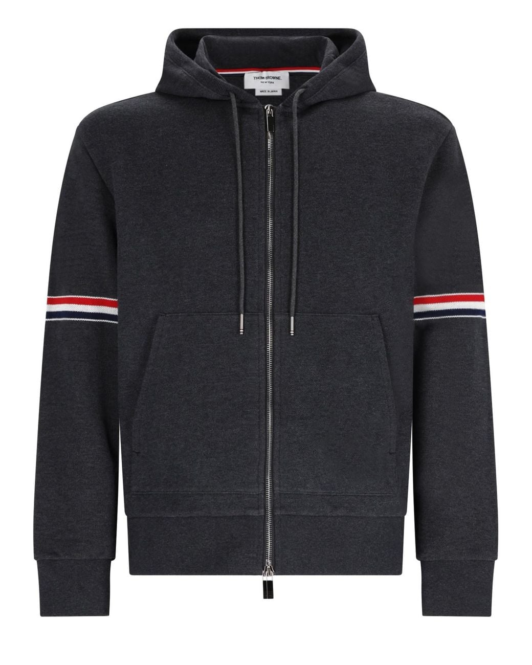 Thom Browne Black Felpa Con Cappuccio for men