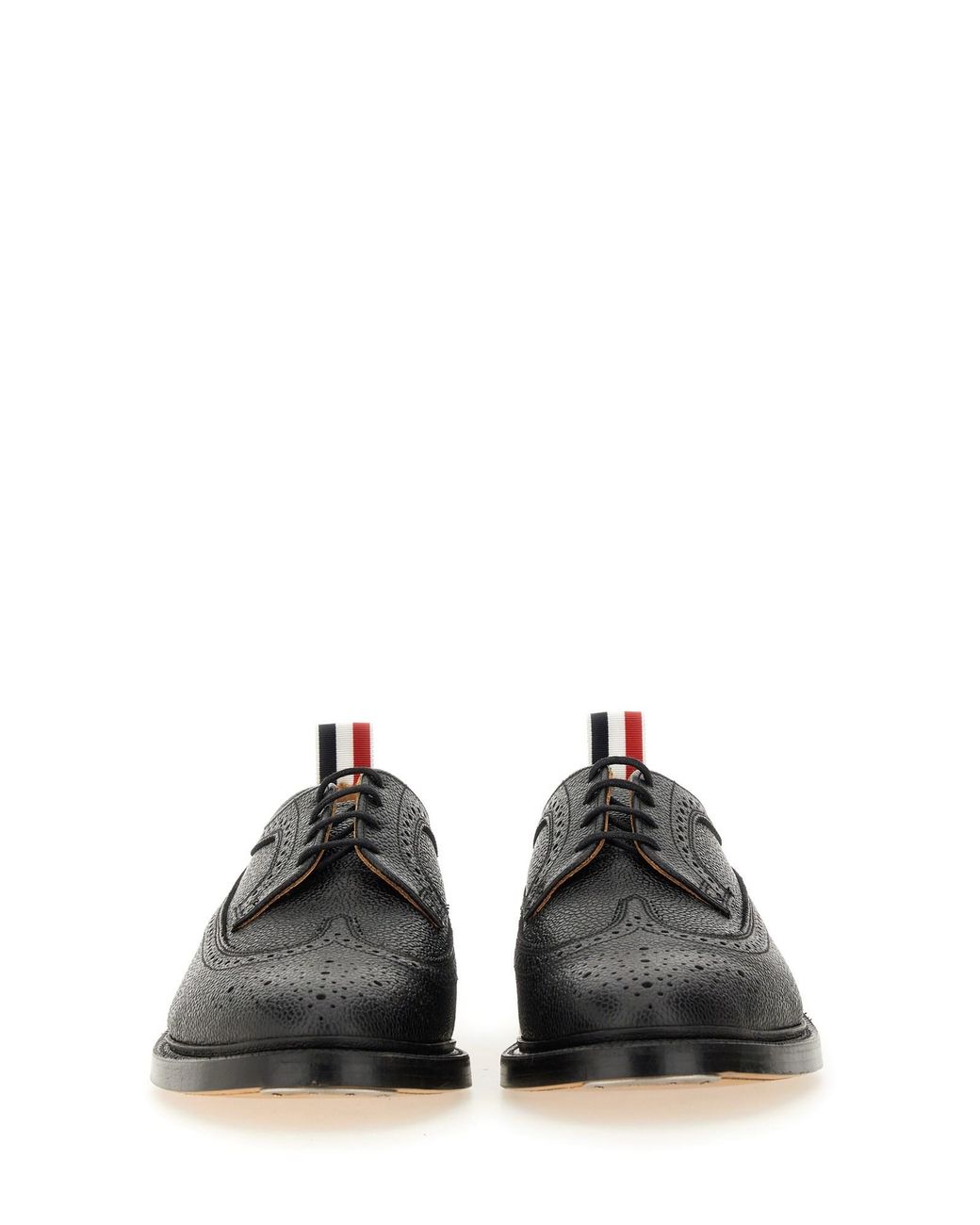 Brogue Classic Longwing di Thom Browne in Black da Uomo