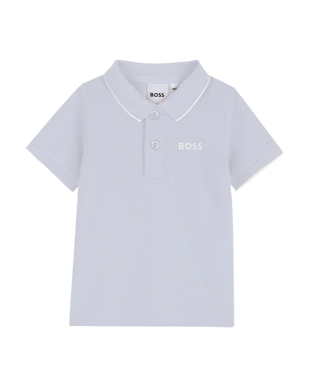 Boss White Polo Maniche Corte