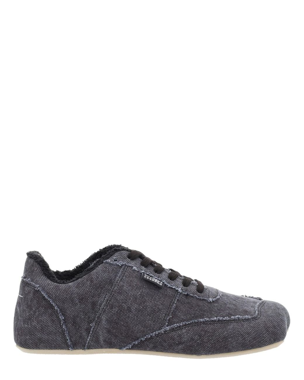 MM6 by Maison Margiela Gray Anatomical Canvas Sneaker for men