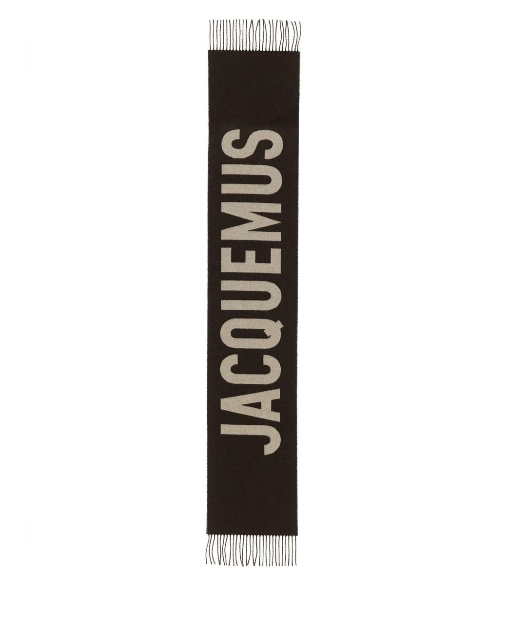 Jacquemus Black The Scarf With Logo
