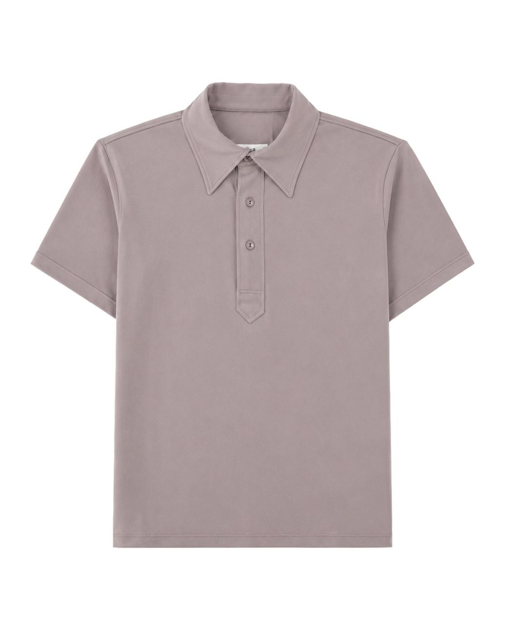 Maison Margiela Gray Cupro-Blend Polo Shirt
