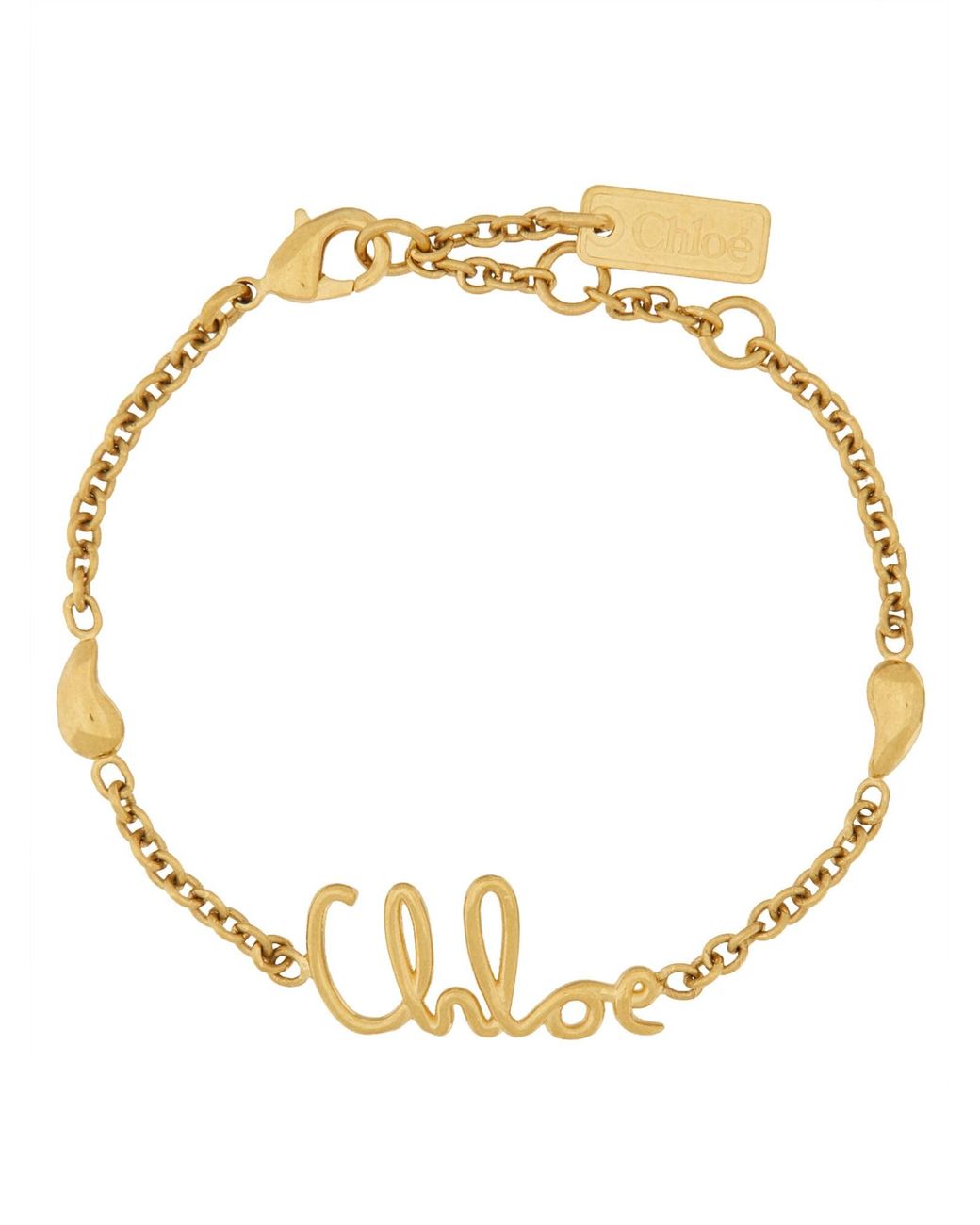 Chloé Metallic Logo Bracelet