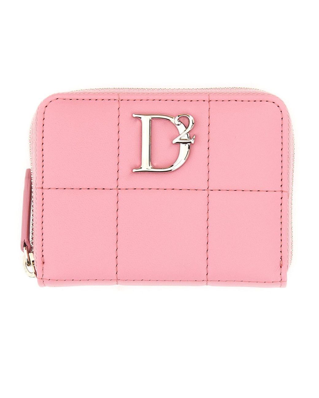 DSquared² Pink Mini Logo Wallet