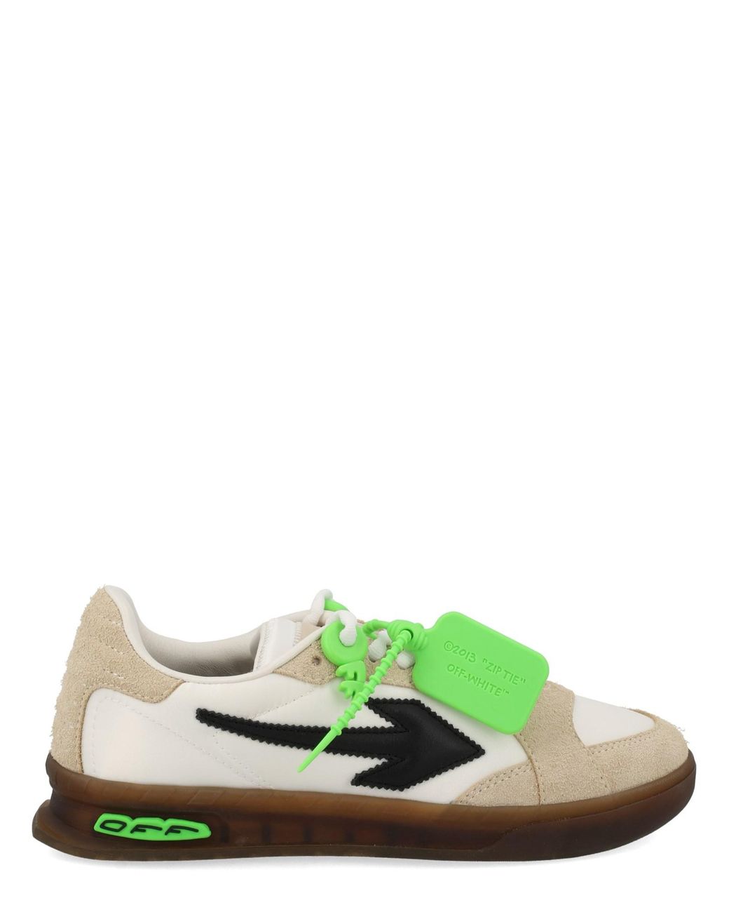 Off-White c/o Virgil Abloh Green End Of Play Low-Top Sneakers