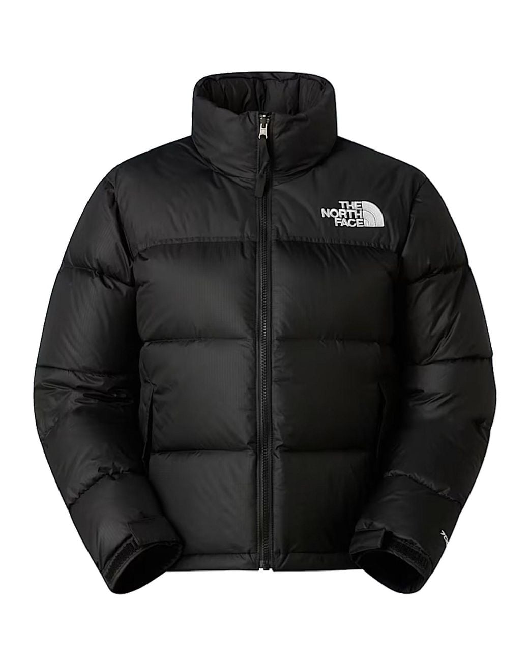 The North Face Black Retro Nuptse Cropped Puffer Duvet