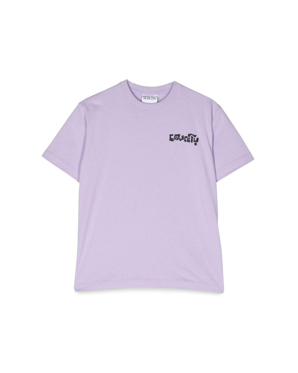 Marcelo Burlon Purple Marcelo Burlon County Of Milan Regular Ss T-Shirt