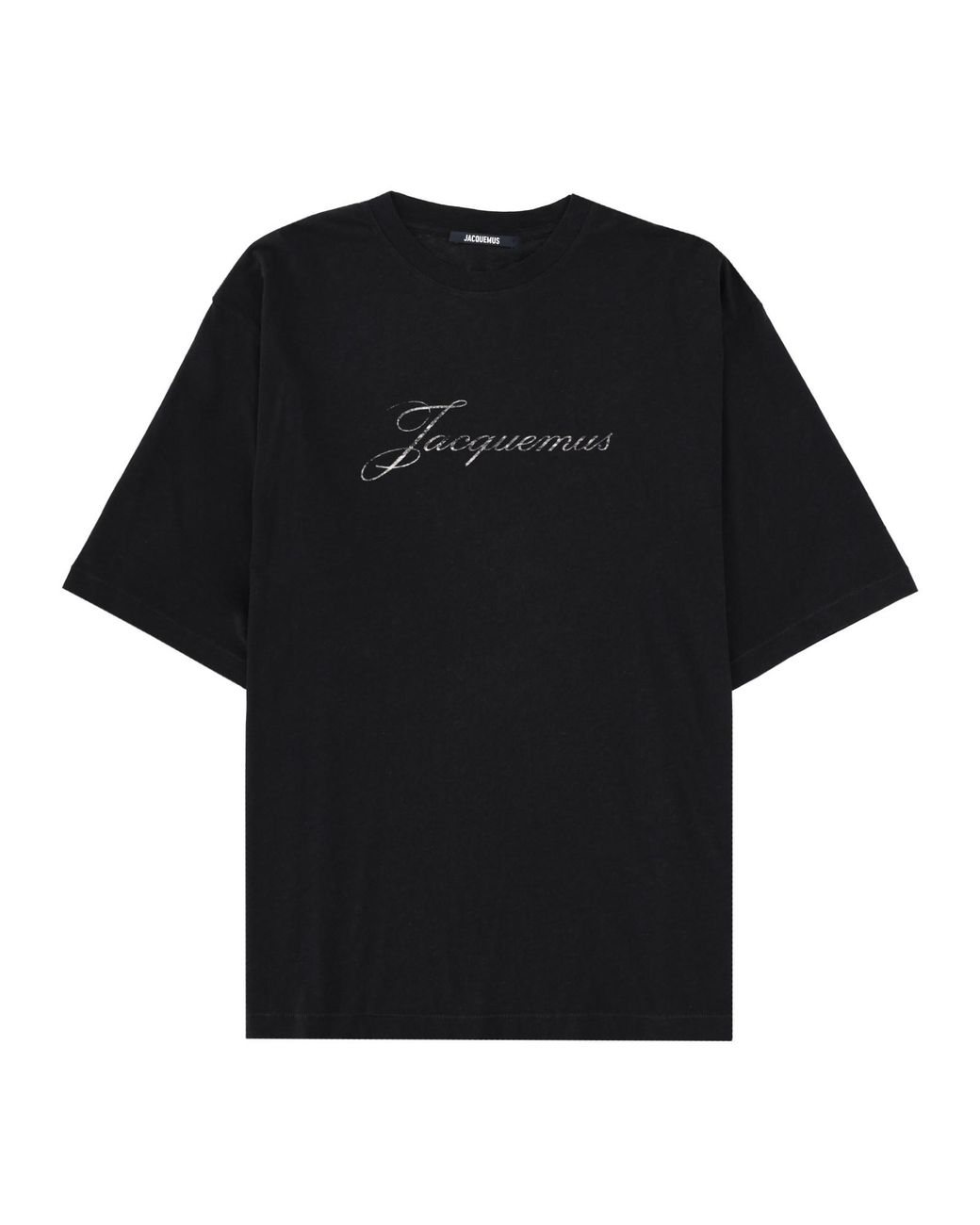 Jacquemus Black Logo Graphic T-Shirt for men