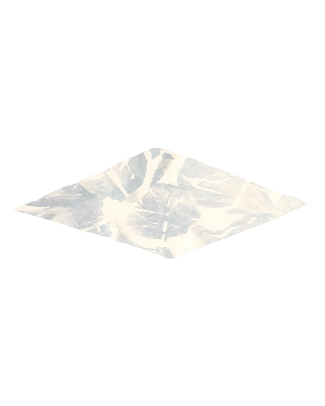 Alysi White Silk Scarf