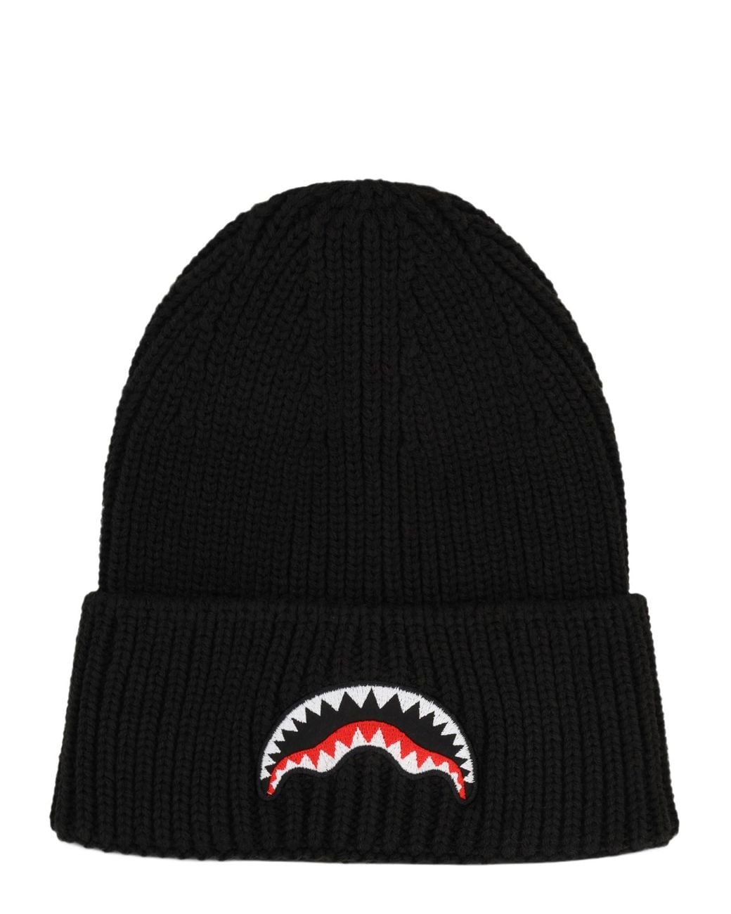 Sprayground Black Berretto Shark