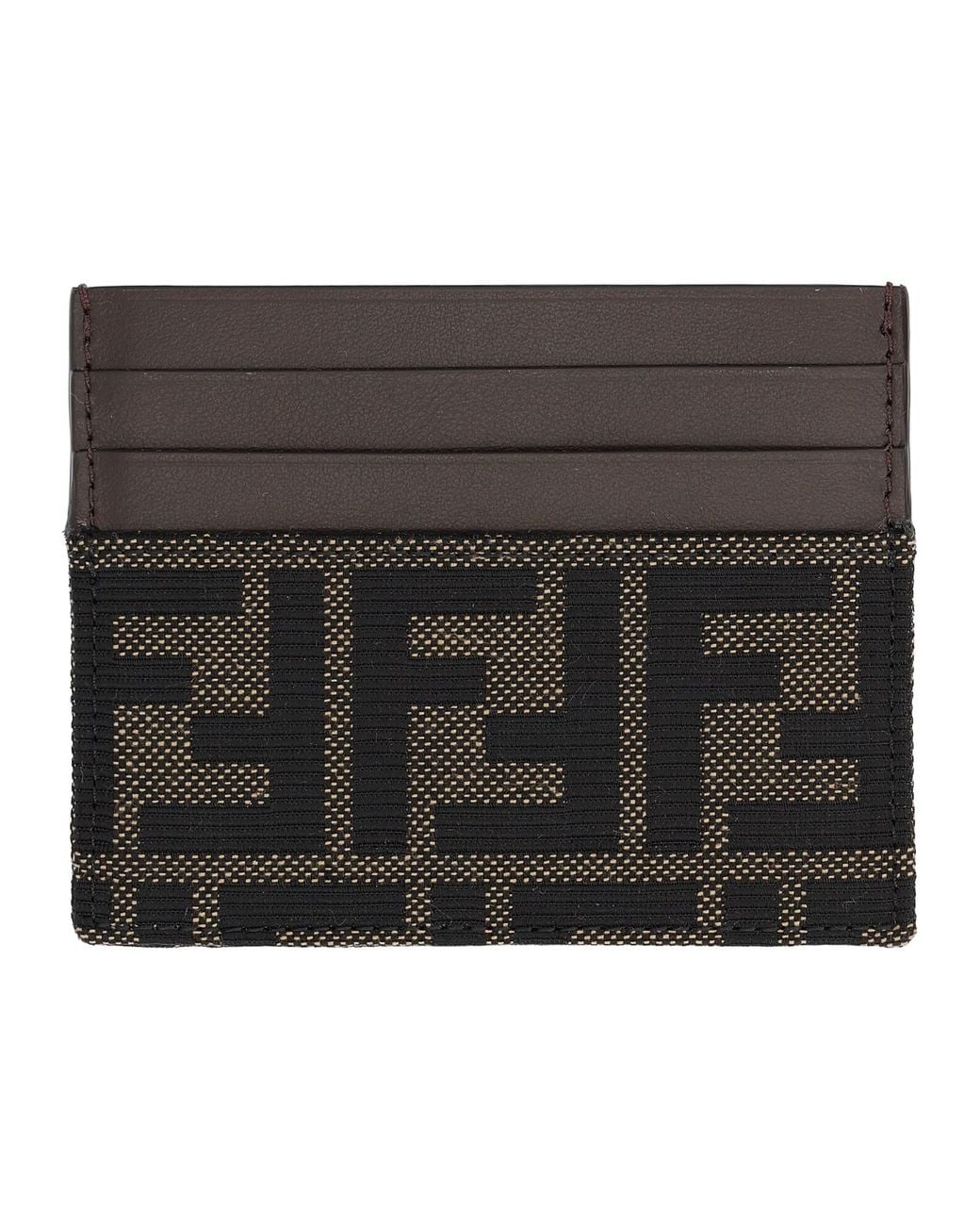 Fendi Black Portacarte Ff for men