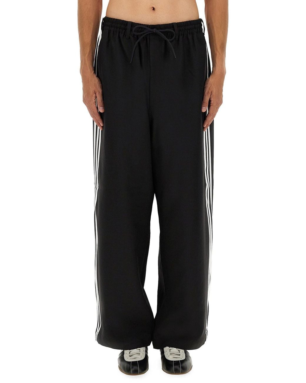 Y-3 Black Sport Uniform 3-Stripes" Pants for men