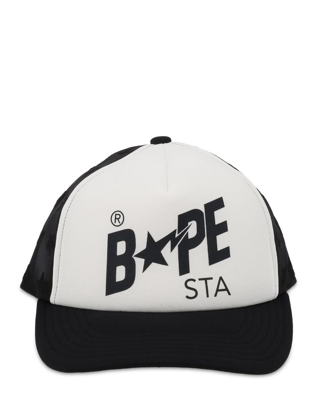 A Bathing Ape Black Cappello Da Baseball "Bape Sta" for men