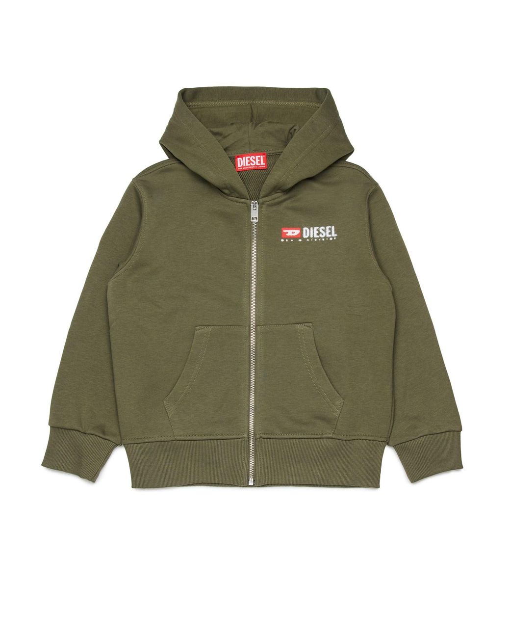 DIESEL Green Sweatshirt With Logo