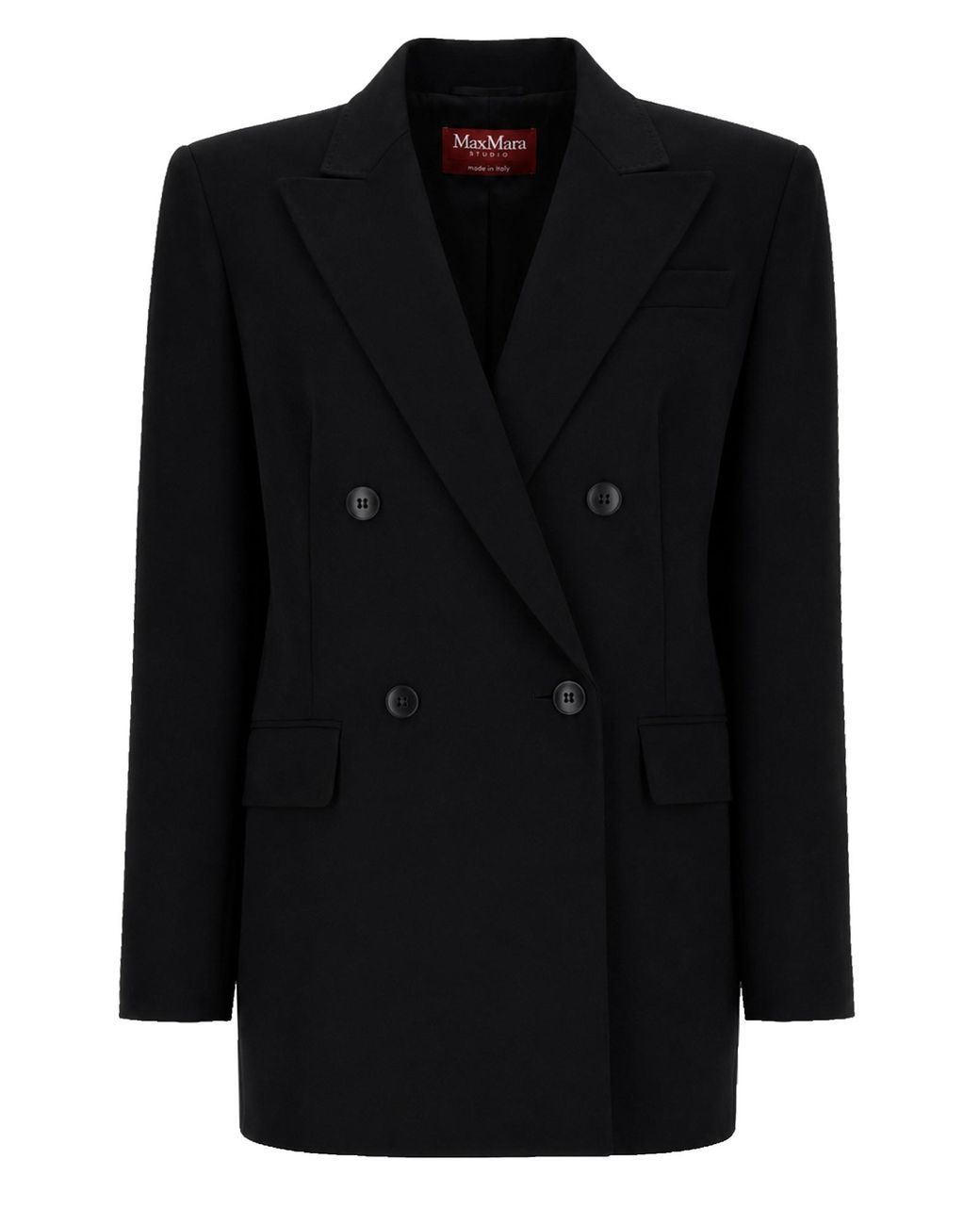 Max Mara Black Giacca Doppiopetto
