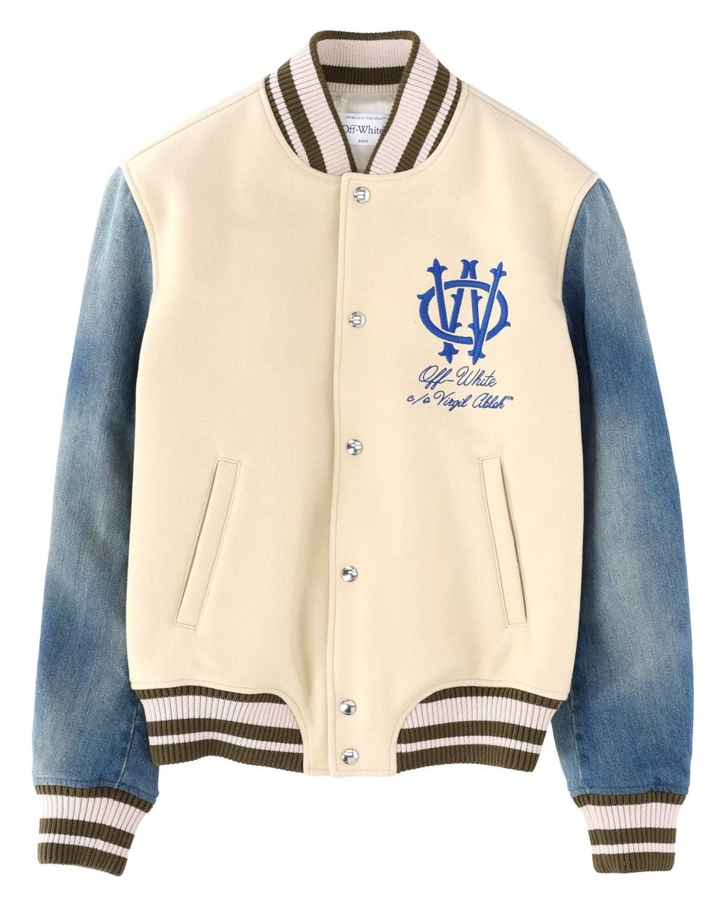 Off-White c/o Virgil Abloh Natural "Gothic Wool Denim" Jacket for men