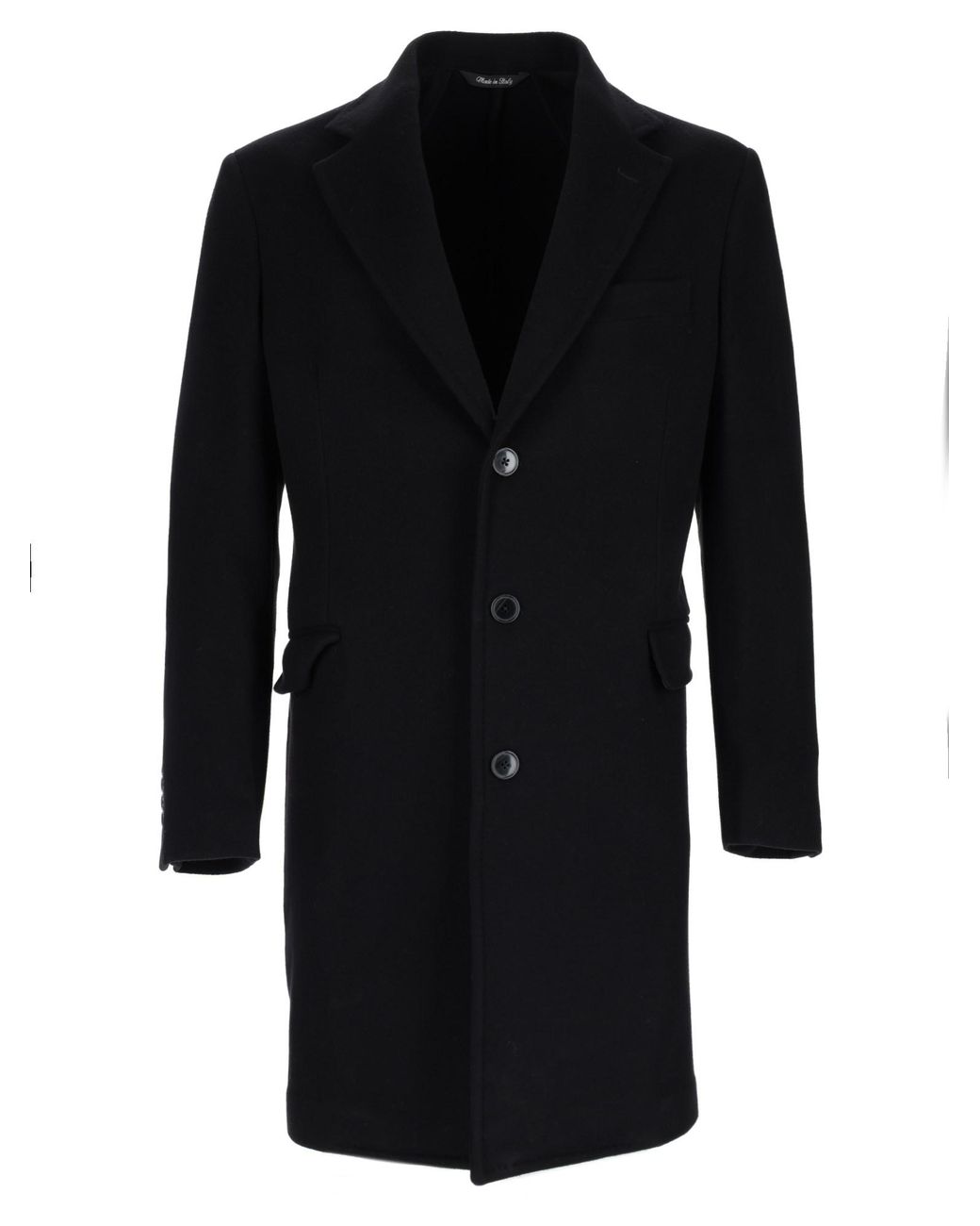 Colamarino Black Cappotto Monopetto for men