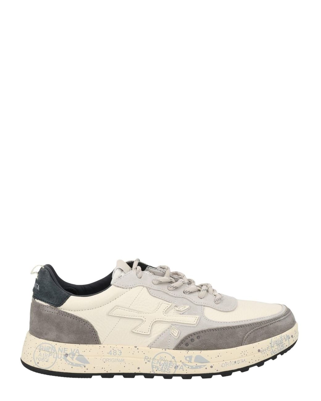 Premiata White Sneaker "Nous" for men