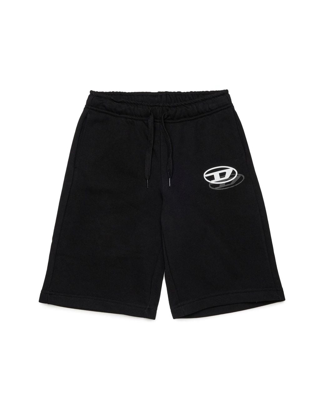 DIESEL Black Short With Logo