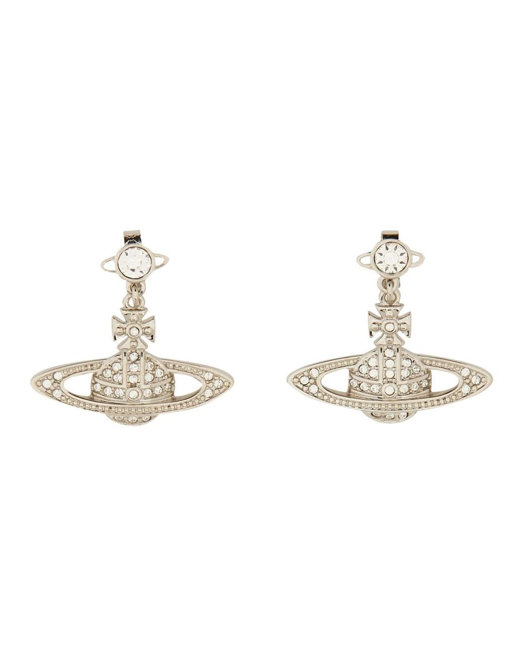 Vivienne Westwood Metallic Orecchini "Mini Bas Relief"