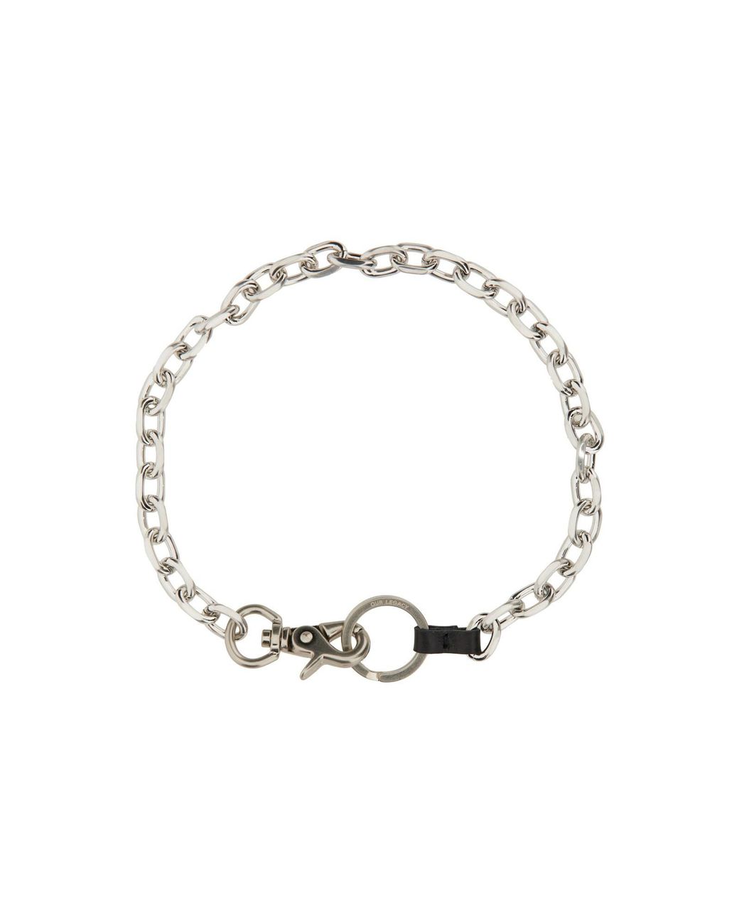 Our Legacy White Collana A Catena "Ladon" for men
