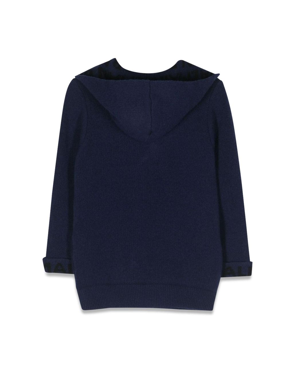 Balmain Blue Short Double-Breasted Coat