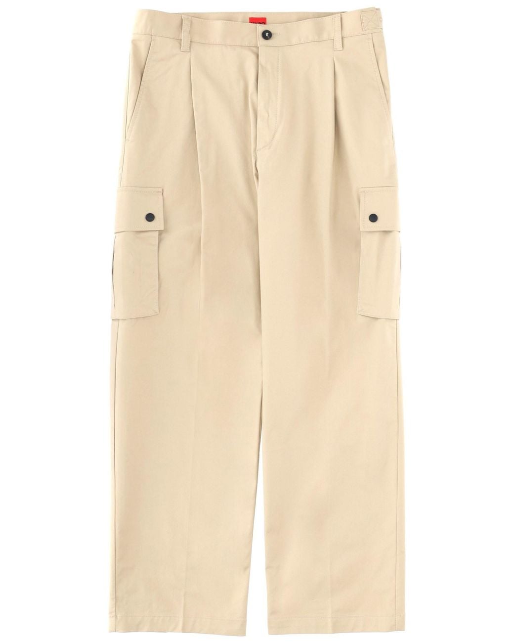 HUGO Natural Relaxed Cargo Trouser for men