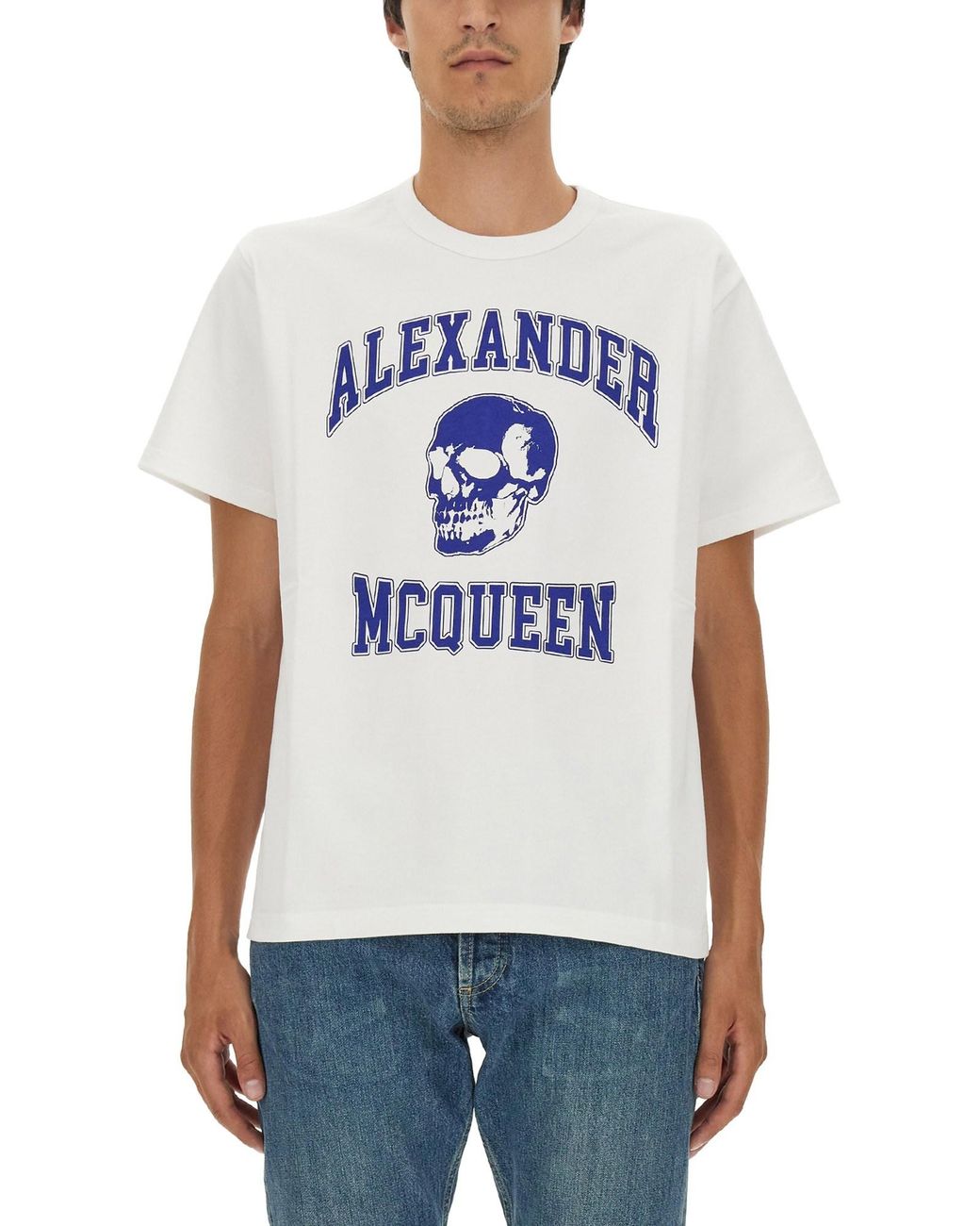 McQueen White T-Shirts for men