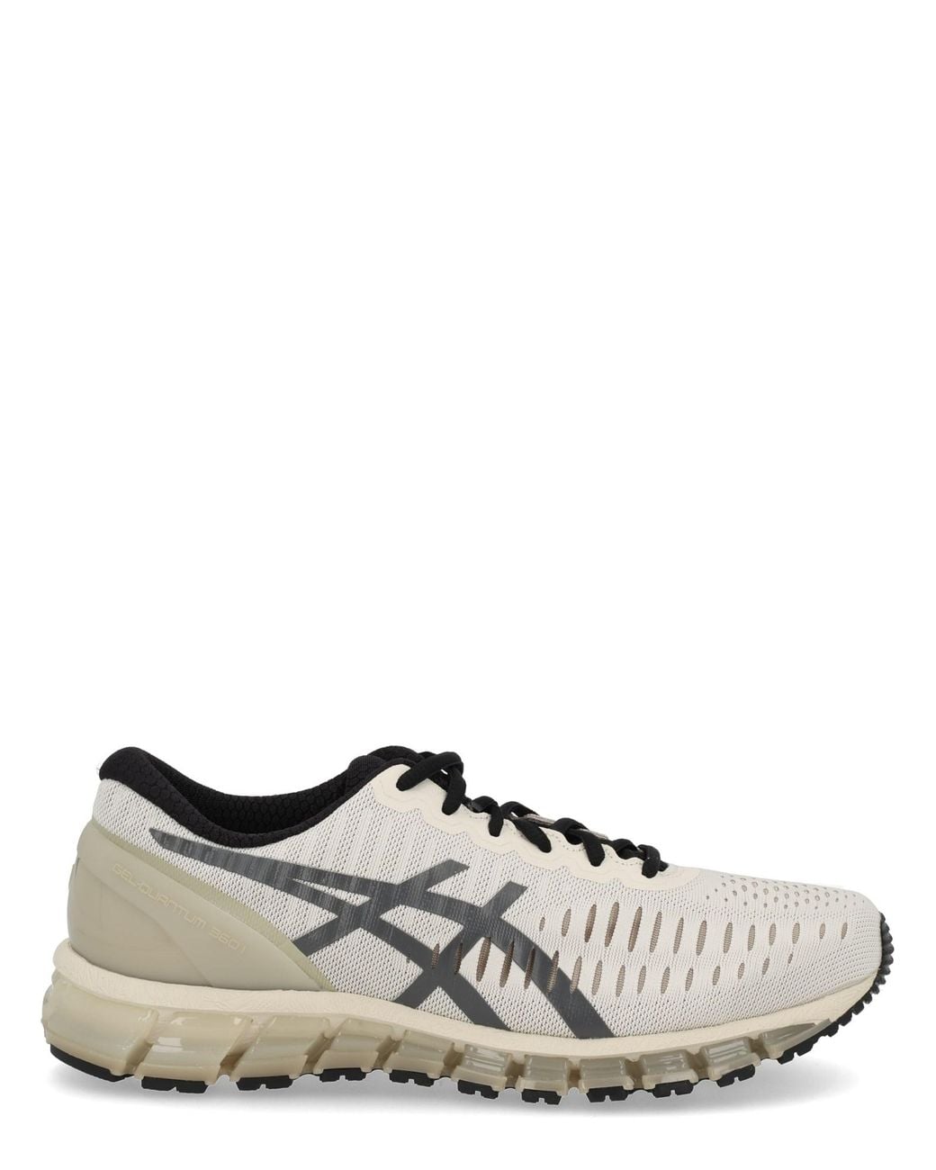 Asics White Multicolour Synthetic Fiber Sneaker