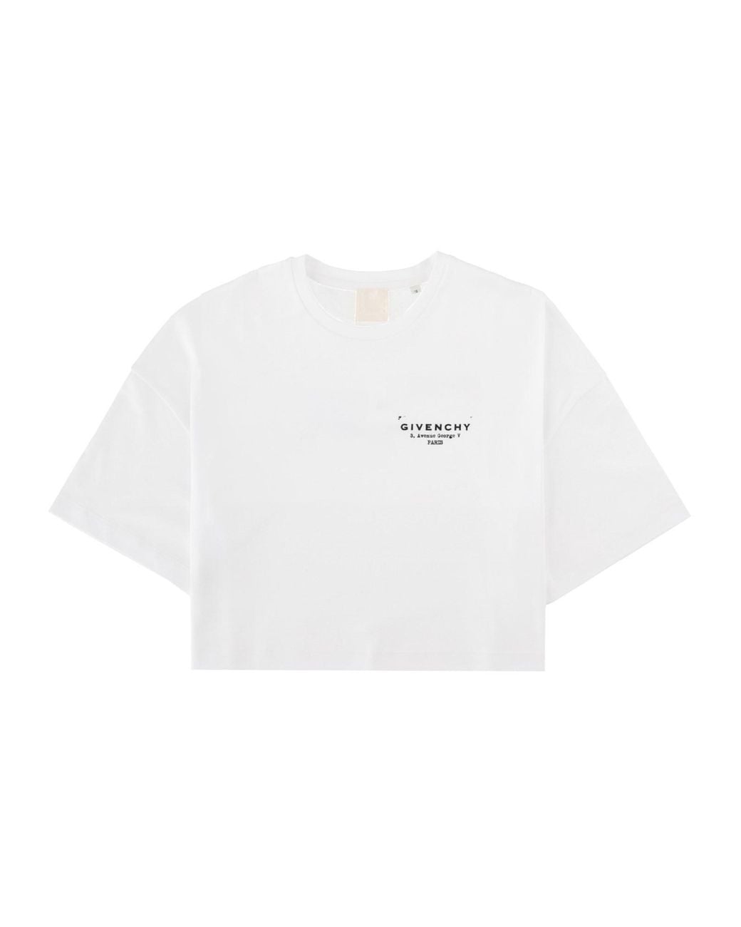 Givenchy White T-Shirt Con Logo