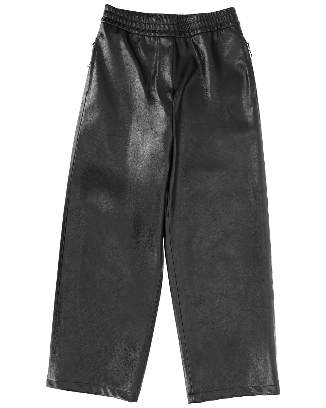 MSGM Gray Jogger Pants Viscose Trousers