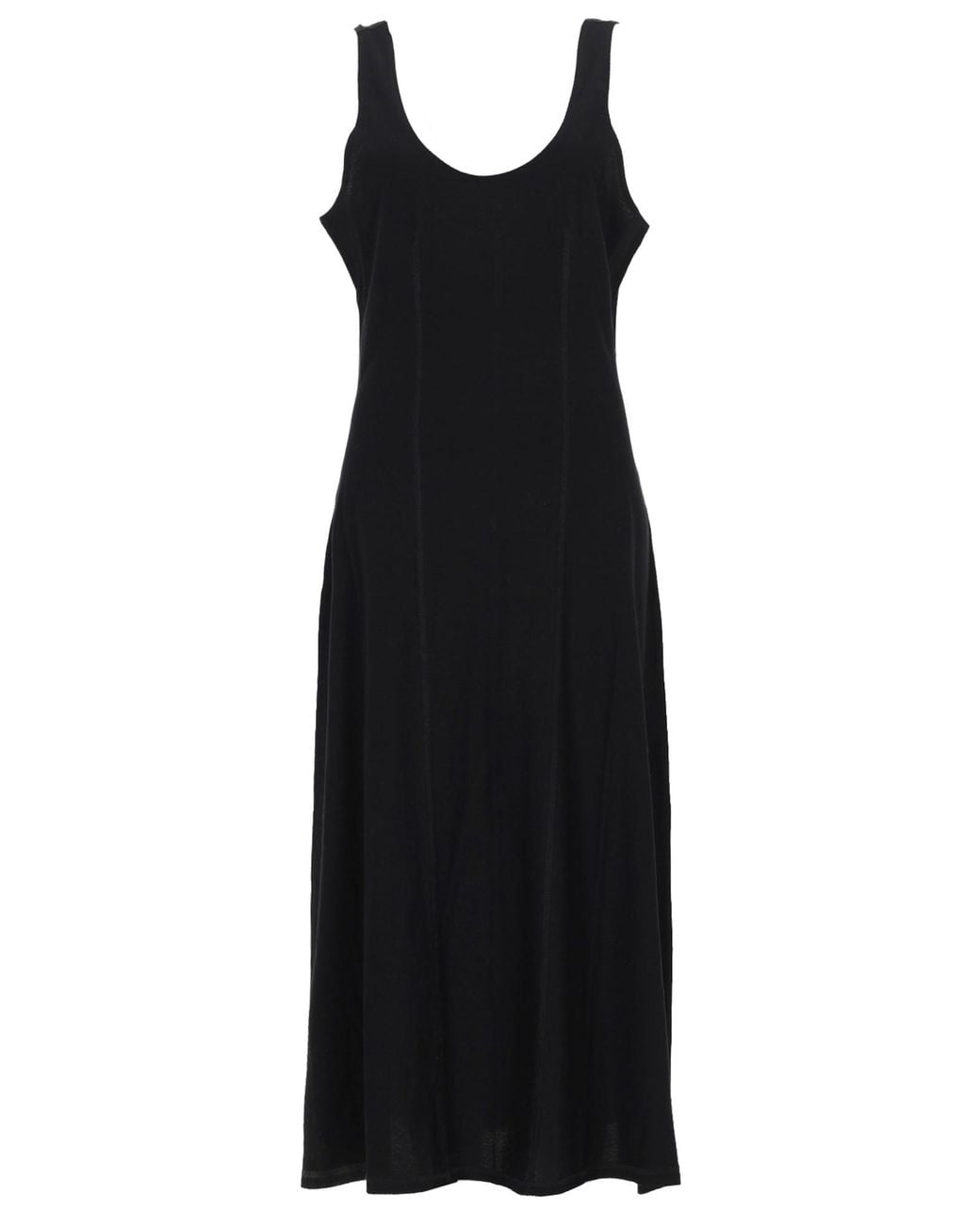 Our Legacy Black Midi Dress Blade Cotton