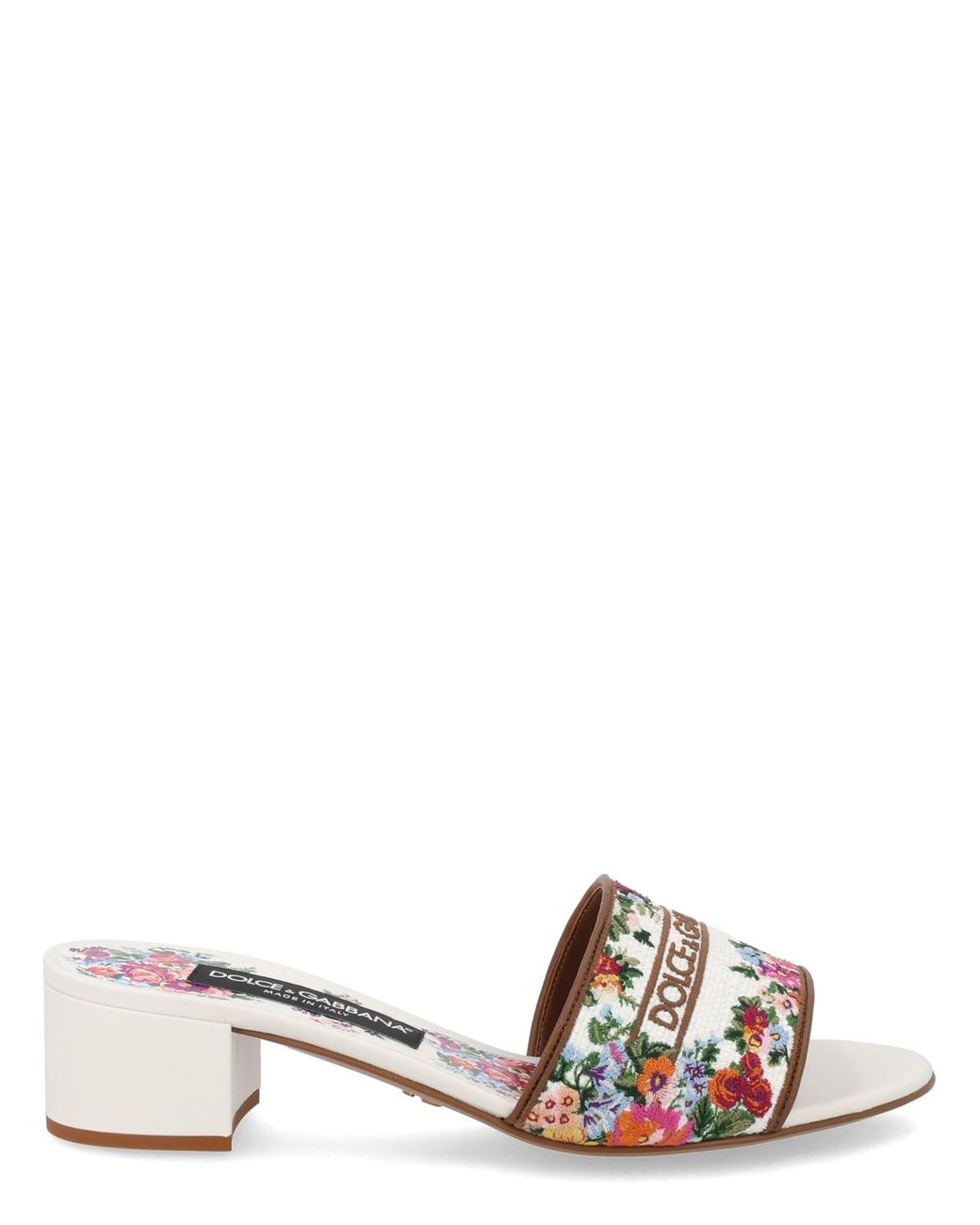 Dolce & Gabbana White Dolce & Gabbana Leather Flats