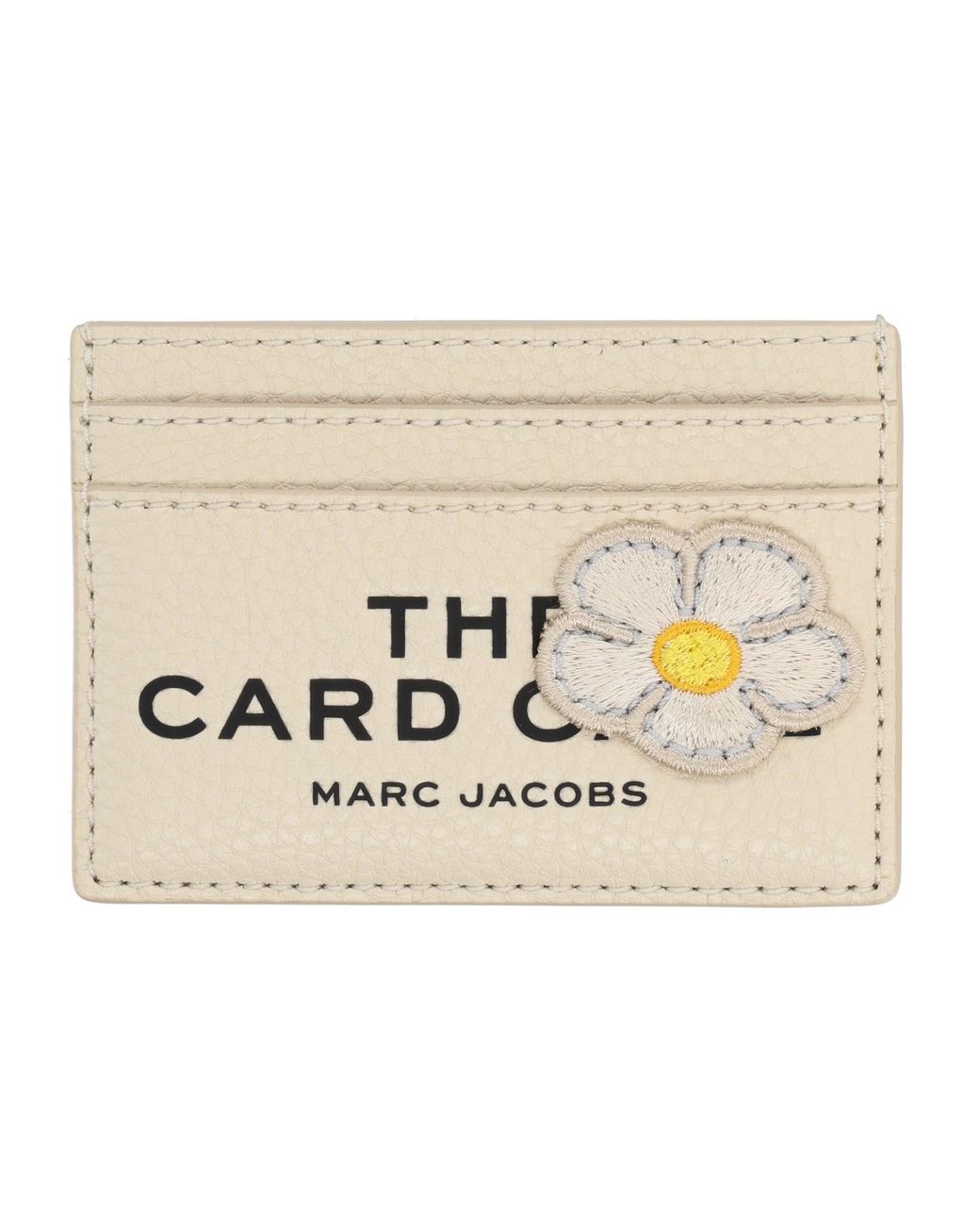 Marc Jacobs Natural Portacarte Con Ricamo