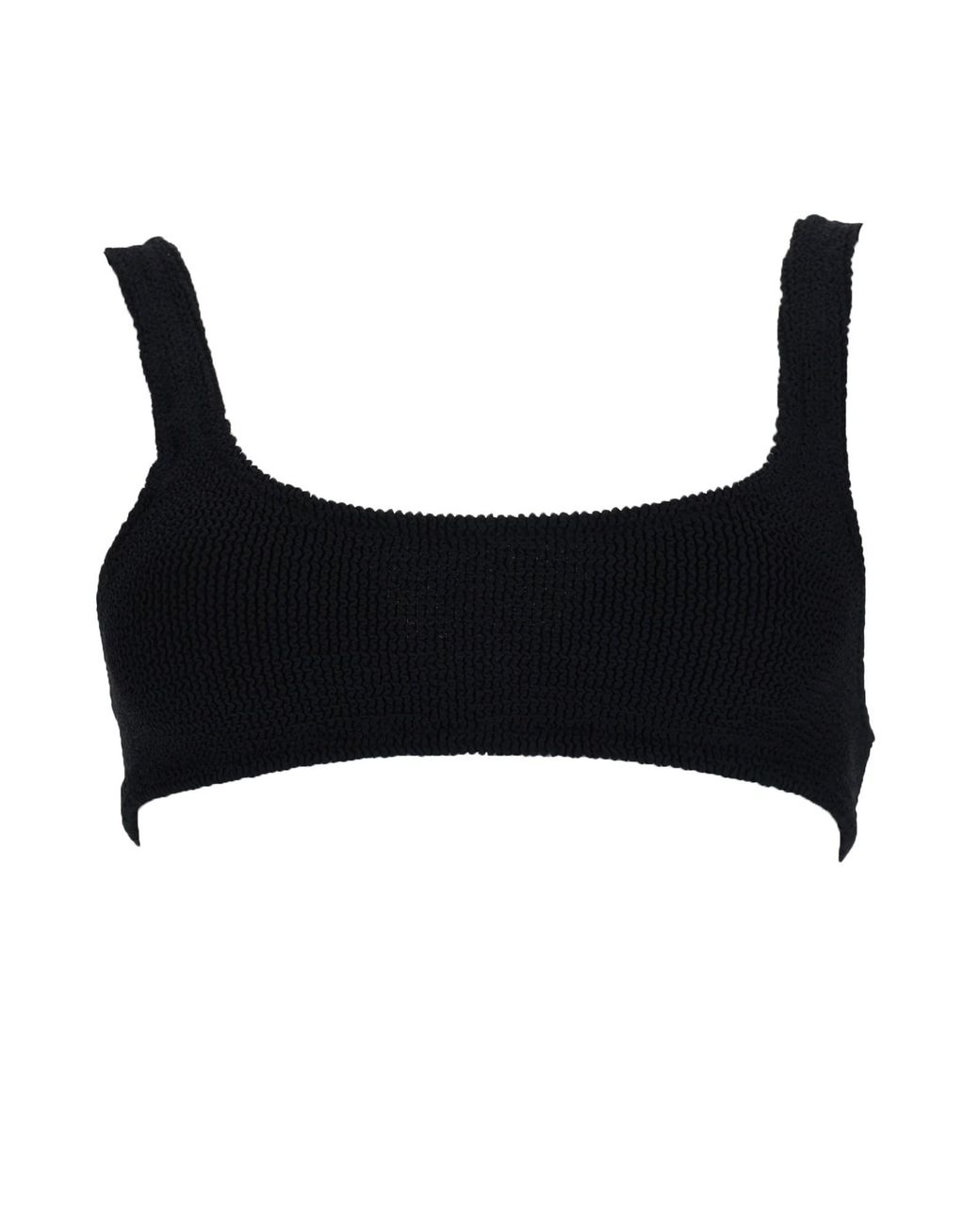 Mc2 Saint Barth Black Top Bikini Crinckle "Naima"